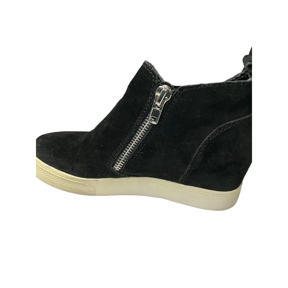 Steve Madden Black Ankle Boots double‎ zipper